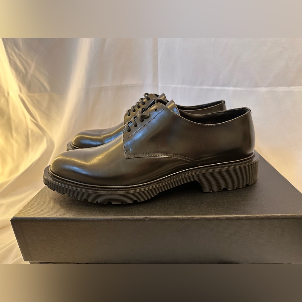 Saint Laurent Vaughn Oxford in Nero black formal dress shoe wedding groom IT 44 - Picture 12 of 16